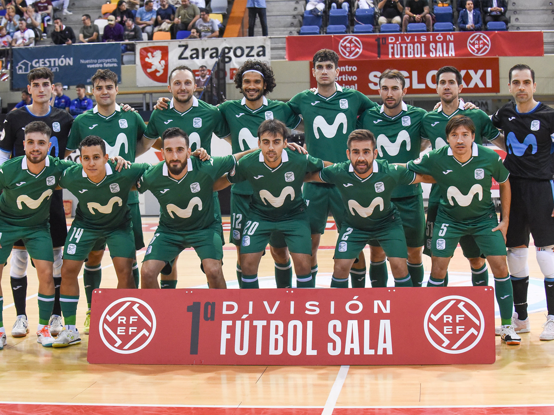 Movistar Inter FS comenzó la temporada ganando su primer partido de Liga ante Wanapix Sala 10 Zaragoza