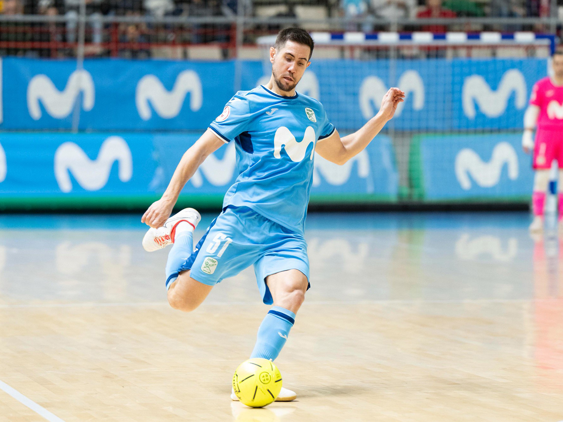 Bebe, jugador de Movistar Inter FS, durante el partido ante Osasuna Magna Xota