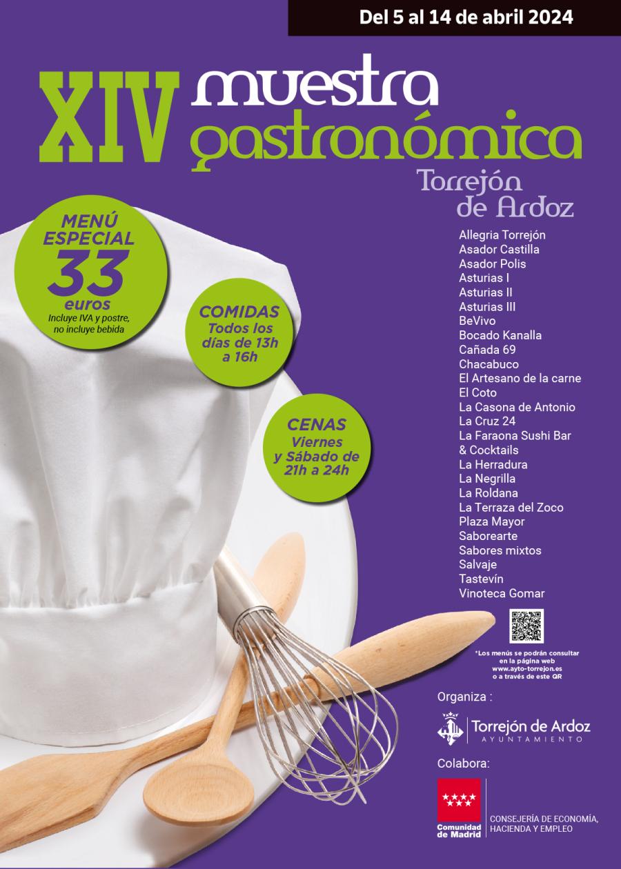 XIV Muestra Gastronomica cartel