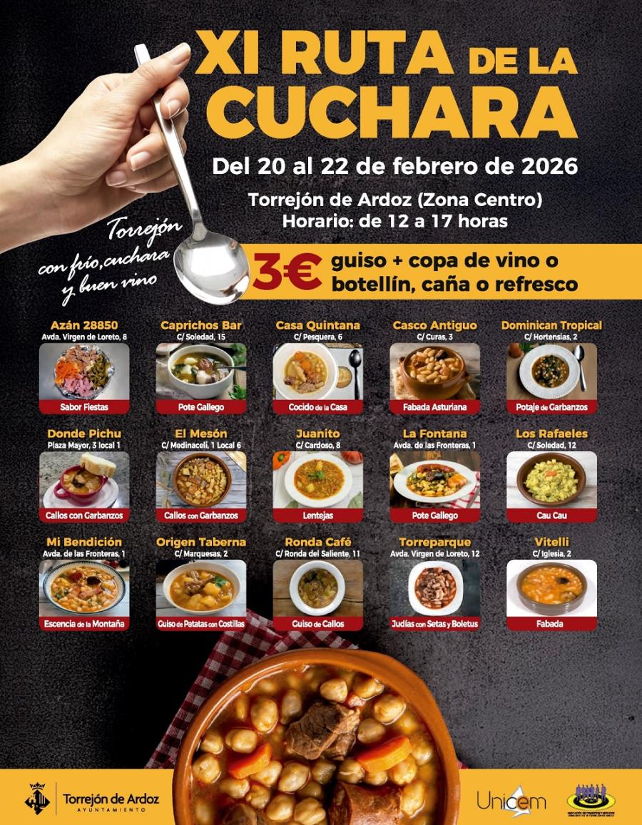 XI Ruta de la Cuchara Torrejón de Ardoz 2026