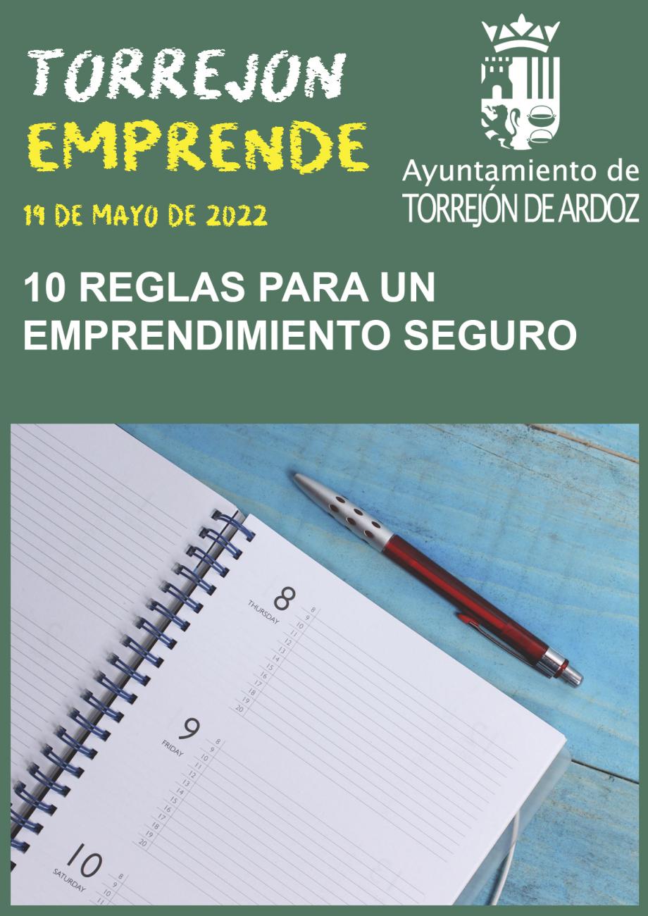 Jornada Torrejón Emprende: 10 reglas para un emprendimiento seguro (19-05-2022)