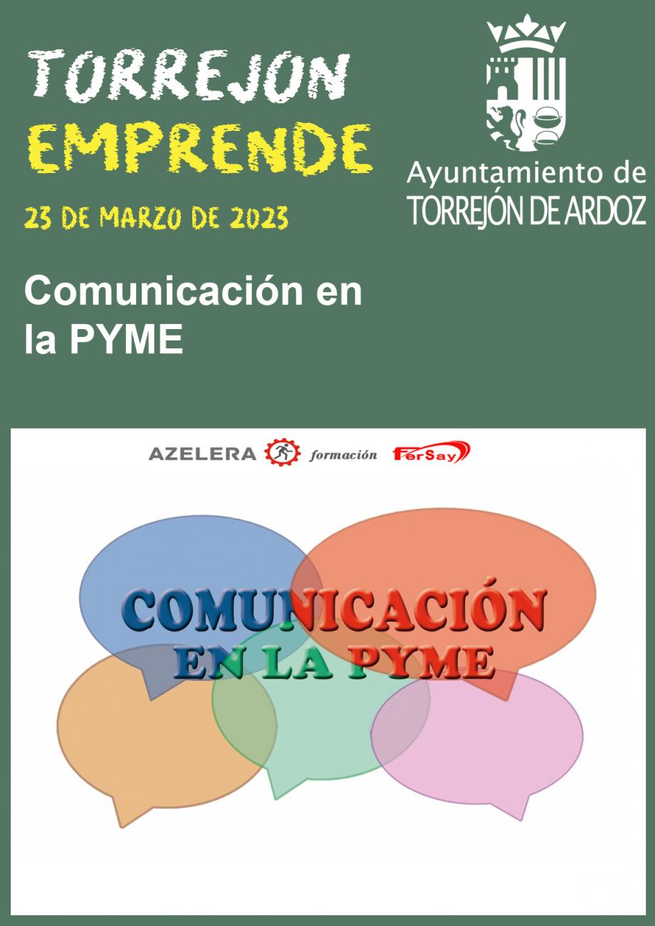 Jornada Torrejón Emprende - Comunicación en la PYME (23-03-2023)