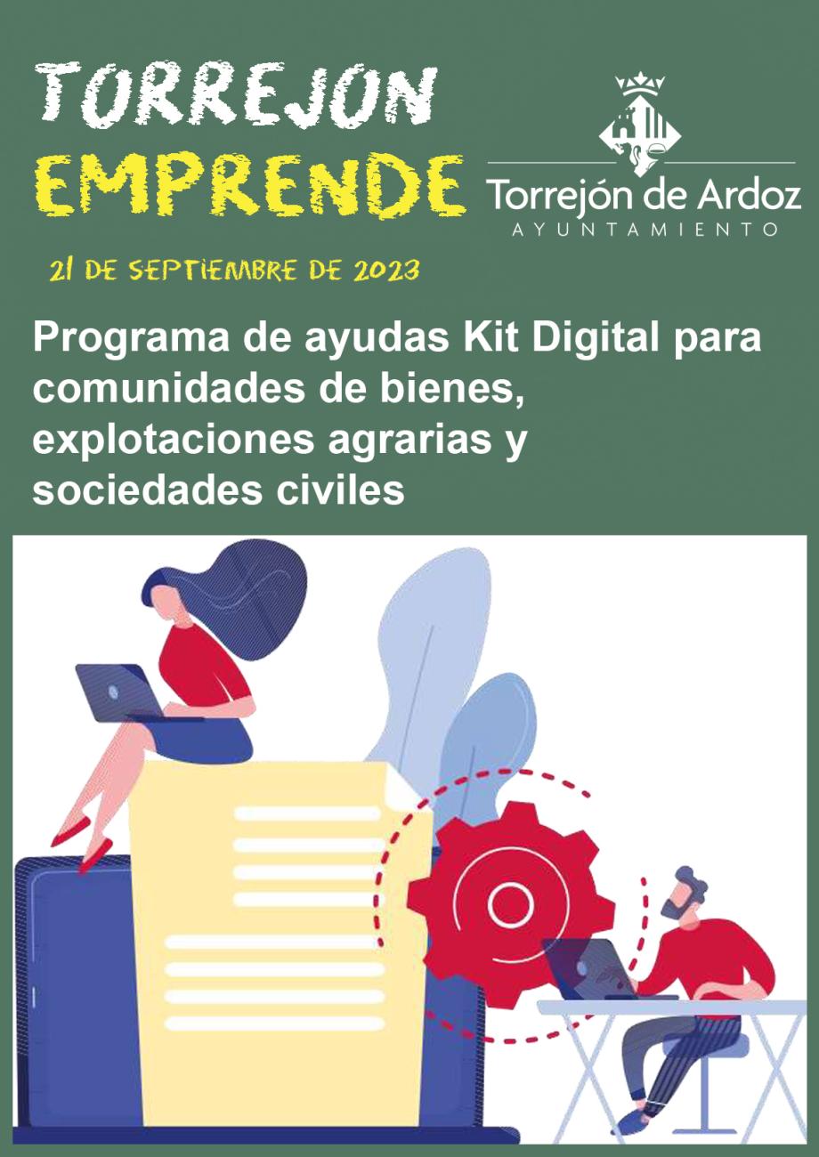 Torrejón Emprende 21-09-2023 - Programa de ayudas Kit Digital